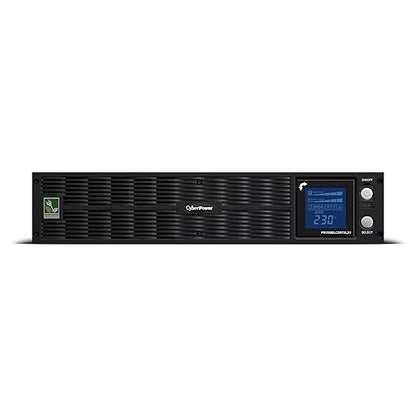 CyberPower PR1500ELCDRTXL2U High-Voltage Smart App Sinewave UPS System, 1500VA/1125W, 10 Outlets, AVR, 2U Rack/Tower