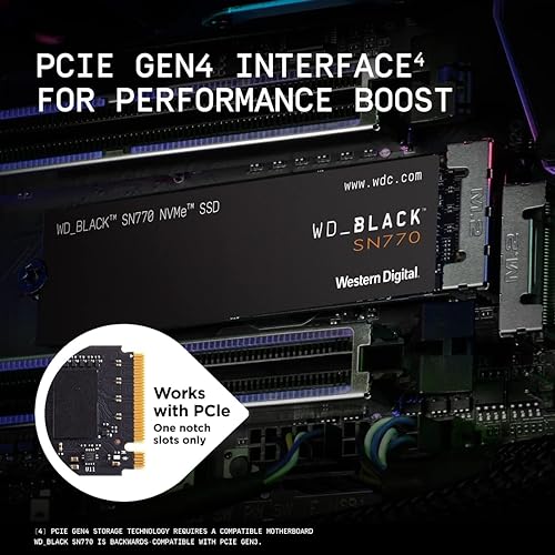 Western Digital Black SN770 M.2 2 TB PCI Express 4.0 NVMe