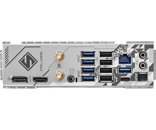 ASRock B650 STEEL LEGEND WIFI Gaming Desktop Motherboard - AMD B650 Chipset - Socket AM5 - ATX - Ryzen 7, Ryzen 5 Processor Supported - 192 GB DDR5 SDRAM Maximum RAM - DIMM, UDIMM - 4 x Memory Slots