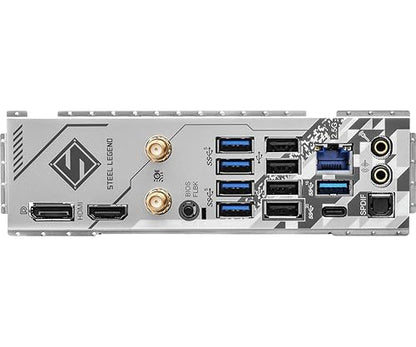 ASRock B650 STEEL LEGEND WIFI Gaming Desktop Motherboard - AMD B650 Chipset - Socket AM5 - ATX - Ryzen 7, Ryzen 5 Processor Supported - 192 GB DDR5 SDRAM Maximum RAM - DIMM, UDIMM - 4 x Memory Slots