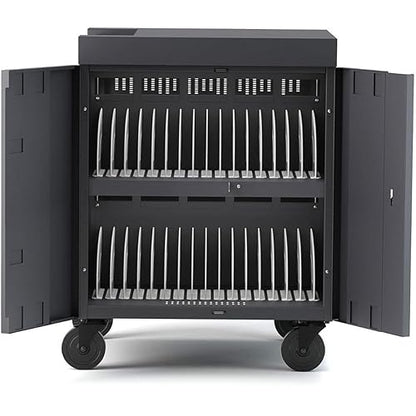Bretford Cube Cart for 32 Netbooks/Tablets Gray, Charcoal (TVC32PAC-CK)