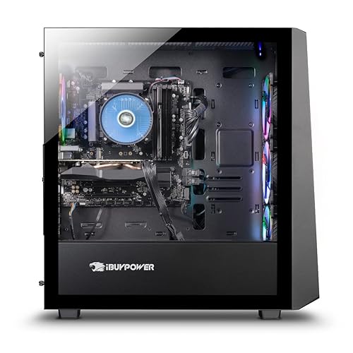 iBUYPOWER SlateMR Gaming PC Computer Desktop SlateMRI7N46T01 (Intel Core i7 13700F, RTX 4060Ti 8GB, 16GB DDR5 5200, 1TB NVMe SSD, Windows 11 Home) i7 13700F | RTX 4060Ti 8GB