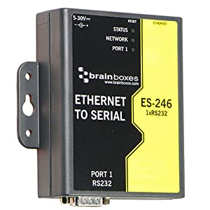 Brainboxes Device Server - 10Mb LAN, 100Mb LAN, RS-232 (ES-246)