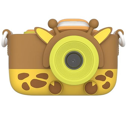myFirst Kids Digital Camera 16MP Photo 1080p Video Camera 3 with Selfie & Macro Lens Memory Card Storage up to 32GB, Includes Shockproof Case for Kids Age 4-15 (Yellow)