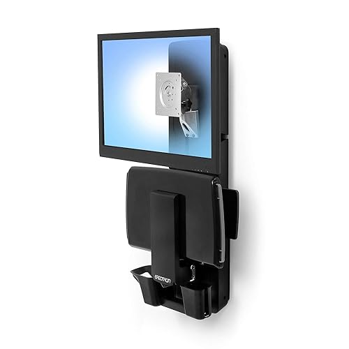 ERGOTRON Ergotron 61-080-085 Styleview Sit-Stand Vertical Lift, Patient Room (Black)