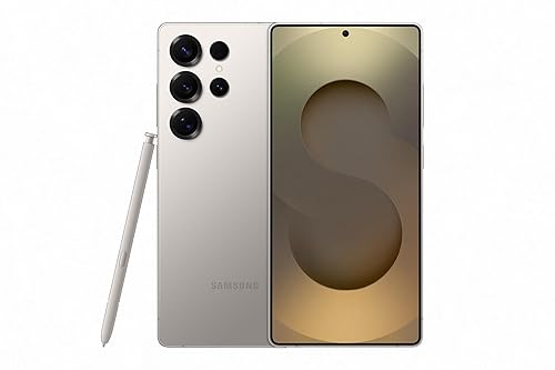 Samsung Galaxy S25 Ultra - Titanium Grey, 256GB, AI Smartphone, 6.9" AMOLED Display, 200MP, S-Pen Included, Cross App, Night Video (Unlocked, CAD Version & Warranty)