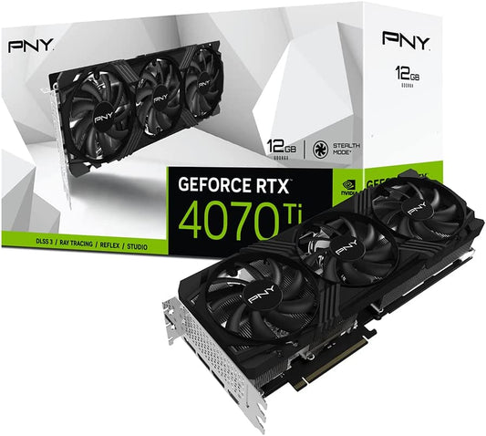 PNY GeForce RTX™ 4070 Ti 12GB Verto™ Triple Fan DLSS 3 Graphic Card