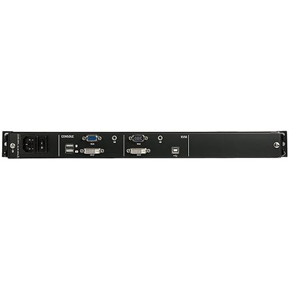 StarTech.com Dual Rail Rackmount KVM Console HD 1080p - Single Port DVI/VGA KVM w/17 LCD Monitor for Server Rack - Fully Featured 1U LCD KVM Drawer w/Cables - USB Support - 44230 MTBF (RKCOND17HD) Console 1.73 (44 mm) x 18.90 (480 mm) x 28.62 (727 mm)