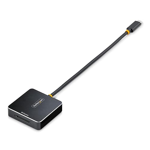 StarTech.com USB-C SD Express Card Reader, Portable USB 10Gbps Memory Card Reader, USB Type-C to Secure Digital 7.1 Adapter
