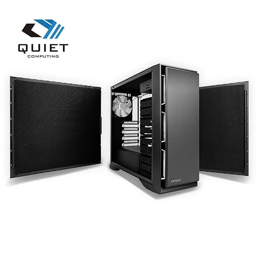Antec P101 Silent Performance Series Mid-Tower PC Computer Case with Sound Dampening Panels, 4 X 120/140mm Cooling Fans Pre-Installed