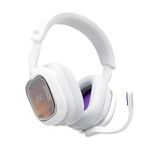 Logitech G Astro A30 Lightspeed Wireless Gaming Headset, Bluetooth, Dolby Atmos/3D Audio Compatible, Detachable Boom, 27h Battery, for Xbox, PS5, PS4, Nintendo Switch, PC, Android - White White Headset Xbox Series X|S, PC/Mac