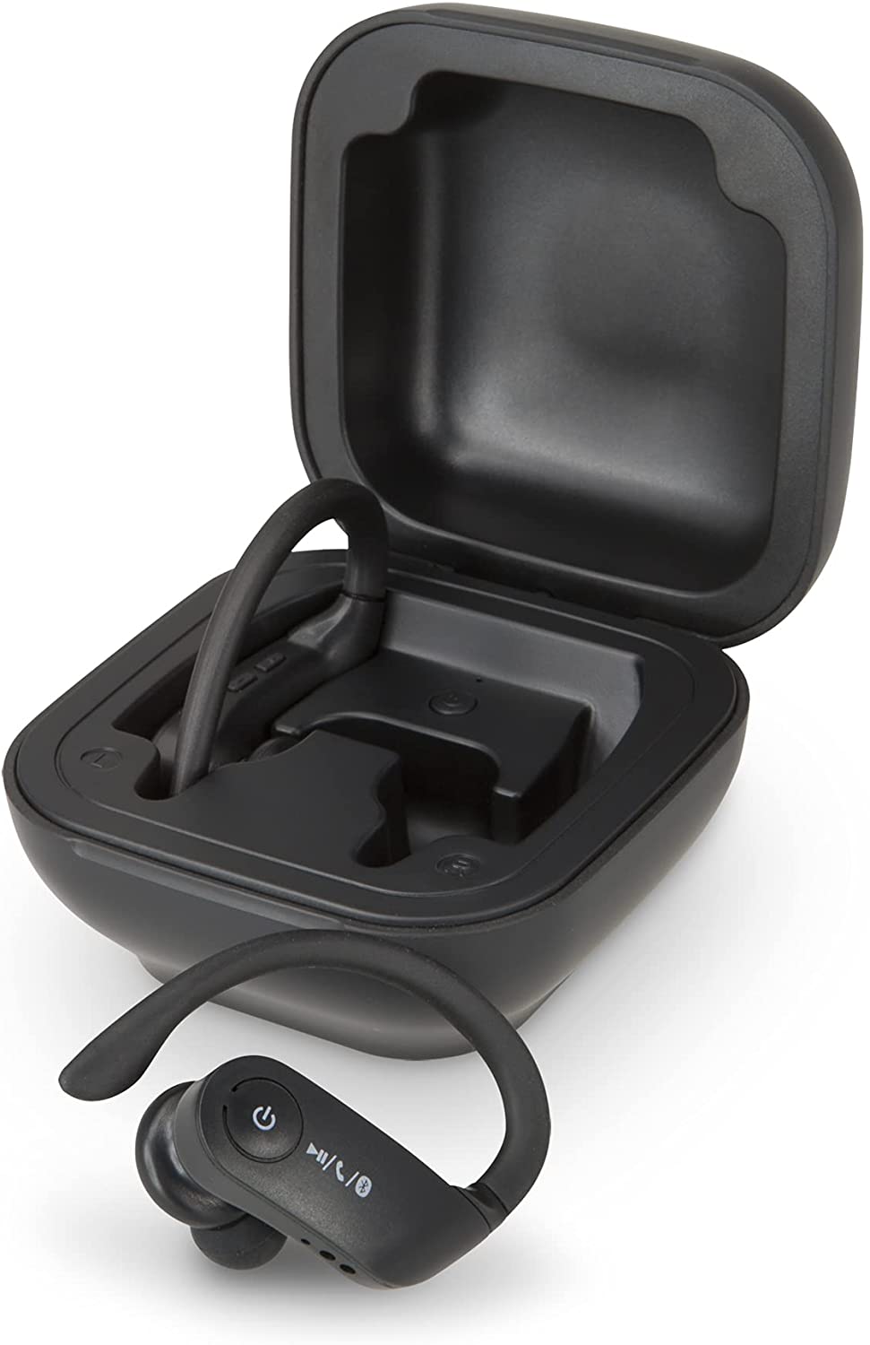 iLive Truly Wire-Free Earbuds, Sweat Resistant, Includes 3 Set of Ear Tips, Black (IAEBT270B)
