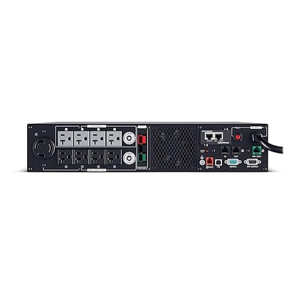 CyberPower PR3000RTXL2UAN Smart App Sinewave UPS System, 3000VA/3000W, 9 Outlets, 2U Rack/Tower, RMCARD205 Pre-Installed, EBM Option