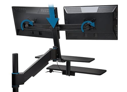 Kensington SmartFit Sit/Stand Dual Monitor Workstation Components Other 52796