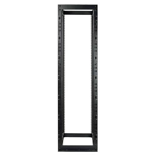 TRIPP LITE 50U 4-Post Open Frame Rack Cabinet Heavy Duty 3000lb Capacity SR4POST50HD Black