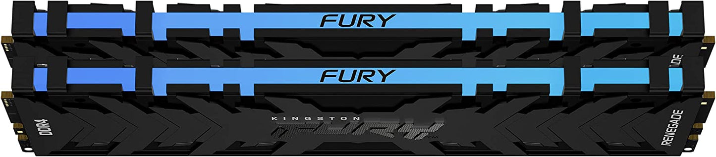 Kingston Fury Desktop PC Memory, DDR4, 3600MT/S, 2 x 16GB Kingston Fury Renegade RGB CL16 KF436C16RB1AK2/32 RGB LED 32GB (16GB×2?; 8Gbit???) 3600 MT/s 16GB x 2