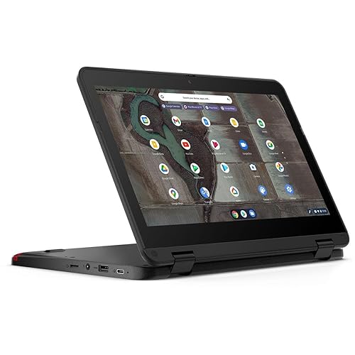 Lenovo 500e Chromebook Gen 3 82JB003XUS 11.6 Touchscreen Convertible 2 in 1 Chromebook - HD - 1366 x 768 - Intel Celeron N4500 Dual-core (2 Core) 1.10 GHz - 4 GB Total RAM - 4 GB On-Board Memory