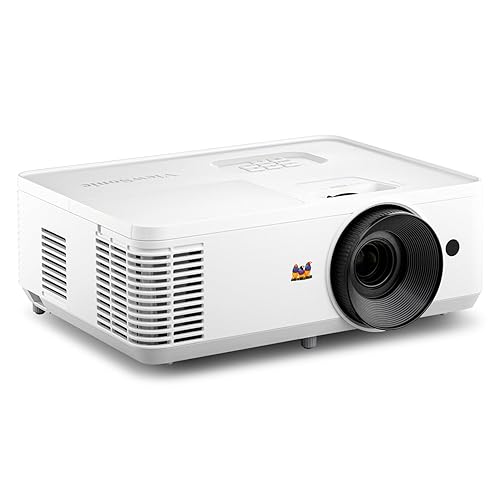 ViewSonic PA503HD 4000 Lumens High Brightness Projector with 1.1x Optical Zoom, USB, and HDMI inputs for Home and Office 1080p