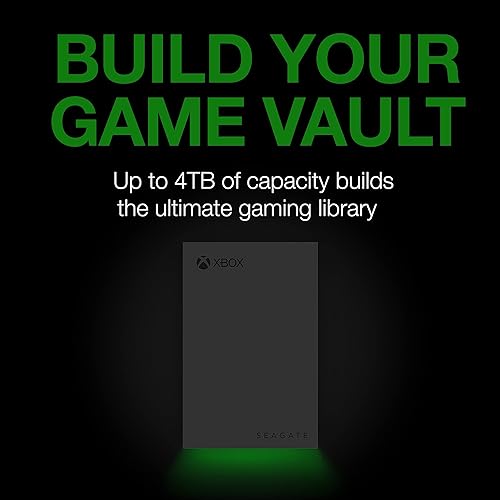 Seagate Stkx2000400 Game Drive For Xbox 2tb External Usb 3.2 Gen 1, Black