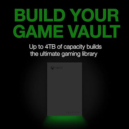 Seagate Stkx2000400 Game Drive For Xbox 2tb External Usb 3.2 Gen 1, Black
