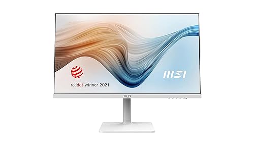 MSI Full FHD Anti-Glare 5ms 1920 x 1080 IPS 75Hz Refresh Rate FHD Ready USB/DP/HDMI Smart Headset Hanger FreeSync 27” Monitor (Modern MD271PW)