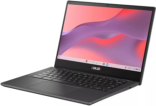 ASUS Chromebook Business Laptop, 14" FHD Display, 8-Core MediaTek Kompanio 520, 16GB RAM, 64GB eMMC+128GB Micro SD, Wi-Fi 6, Bluetooth, Chrome OS, with Microsoft Office Lifetime License&Laptop Stand