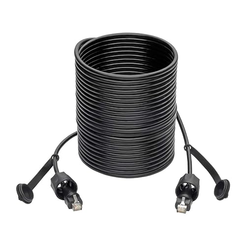 Tripp Lite CAT5E/Cat6 Patch Cable RJ45 CMX Outdoor Industrial, 23' (N206-PC23-IND)