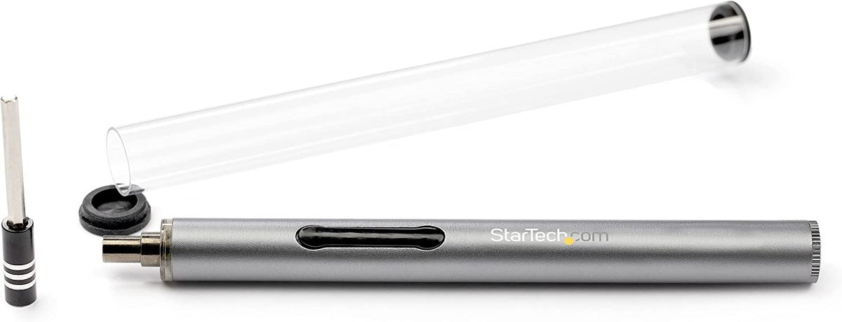 StarTech.com 55-Bit Electric Precision Screwdriver Set - Portable Cordless Battery Powered Bit Driver Kit for Electronics, Laptop, Computers, Tablet &amp; Phone Repairs - Magnetic Work Pad (CTK55PCEDRIVE)
