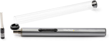 StarTech.com 55-Bit Electric Precision Screwdriver Set - Portable Cordless Battery Powered Bit Driver Kit for Electronics, Laptop, Computers, Tablet &amp; Phone Repairs - Magnetic Work Pad (CTK55PCEDRIVE)