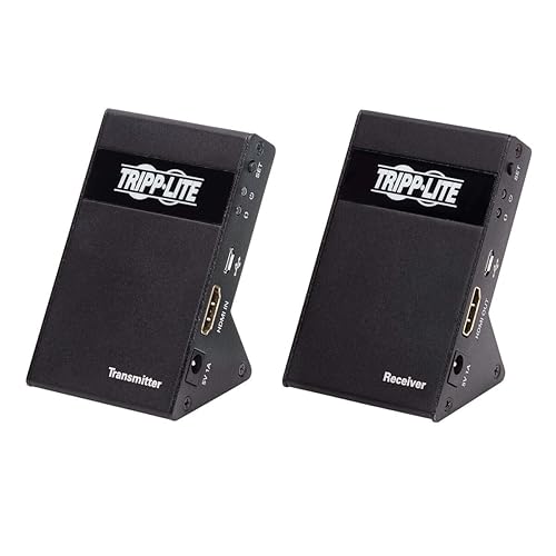 Tripp Lite Wireless HDMI Extender 4K @ 30Hz Zero Latency 7.1 Audio HDCP 2.(B127-1A1-WHD1)