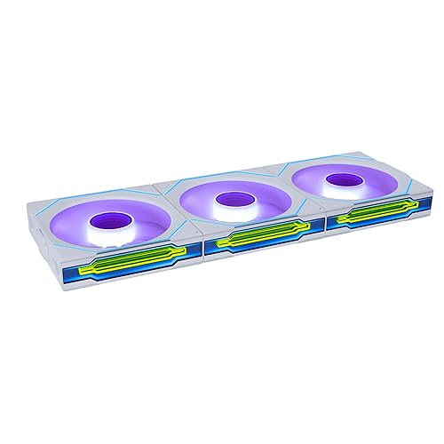 Lian Li UNI Fan SL-Infinity Wireless 120 - Triple Pack - 2.4GHz Wireless Signal ARGB Fan Control - Dual Infinity Mirror Design - Low Noise - Controller
