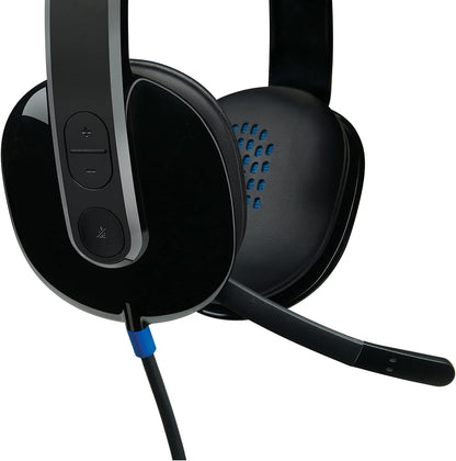 Logitech High-performance USB Headset H540 for Windows and Mac, Skype Certified Headset Standard Packaging