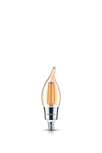 Philips 465567 Led 40W Chan Ba11 Filament Amber (2000K),