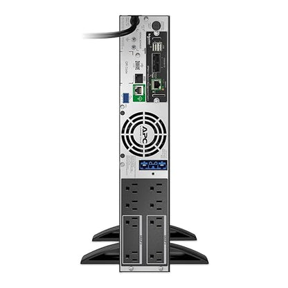 APC Network UPS, 1000VA Smart-UPS Sine Wave UPS with Extended Run Option, SMX1000CNC, Network Management Card, 2U Rackmount/Tower Convertible, Line-Interactive, 120V