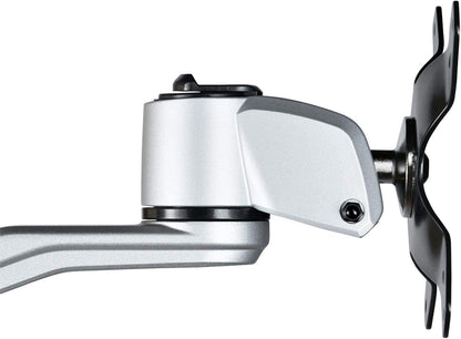 StarTech.com Wall Mount Monitor Arm - Premium - 10.2 Single Swivel - Supports Monitors 12 to 34 - VESA Monitor Wall Mount Bracket - Silver (ARMWALLDS2) Single-Swivel Silver