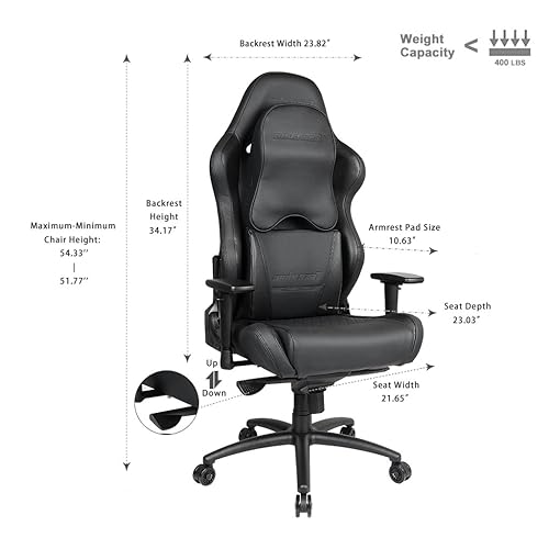 Anda Seat Dark Wizard Premium Gaming Chair, Black Black1
