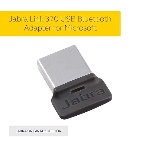 Jabra LINK 370 MS Bluetooth 4.2 Bluetooth Adapter for Desktop Computer/Notebook - USB 2.0 - External