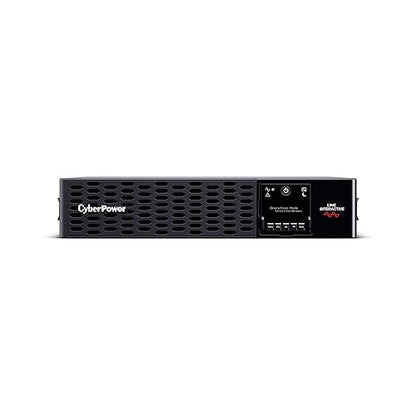 CyberPower PR2200RT2UN Smart App Sinewave UPS System, 2200VA/2200W, 8 Outlets, 2U Rack/Tower, AVR, Pre-Installed RMCARD205 2200VA NET