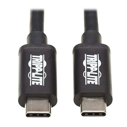 Tripp Lite Thunderbolt 3 Cable 20 Gbps Passive 5A 100W PD 4K USB C M/M 1M (MTB3-01M-5A-B)