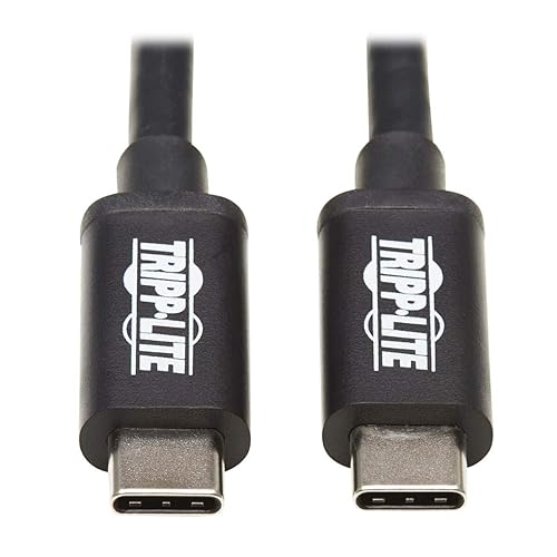 Tripp Lite Thunderbolt 3 Computer Cable 20 Gbps Passive 5A 100W PD 4K USB C MM 1.5M (MTB3-01M5-5A-B)