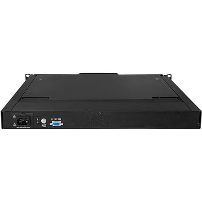 StarTech.com Rackmount KVM Console - 1U - 19in Display - Single Port KVM - Rack Mount Monitor - Rackmount LCD Monitor - Rackmount Console (RKCONS1901) Console 1.70 (43.18 mm) x 19 (482.60 mm) x 21 (533.40 mm)