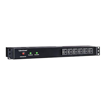 CyberPower RKBS15S6F12R Rackbar Surge Protector, 120V/15A, 18 Outlets, 15 Foot Power Cord, 1U Rackmount