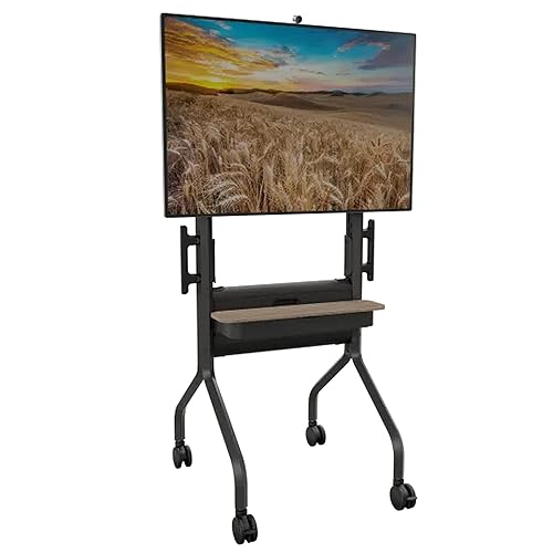 Chief Voyager Height Adjustable AV Cart - for 50-75 LCD Displays - Black