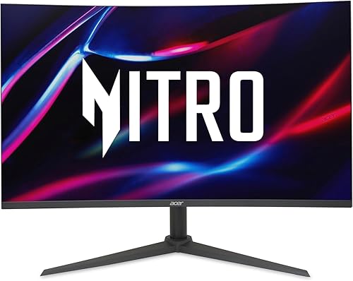 Acer Nitro XZ320Q S3bmiiphx 31.5" Full HD | Curved Widescreen Gaming Monitor | 180 hz | Display Port& 2xHDMI | Egro Stand