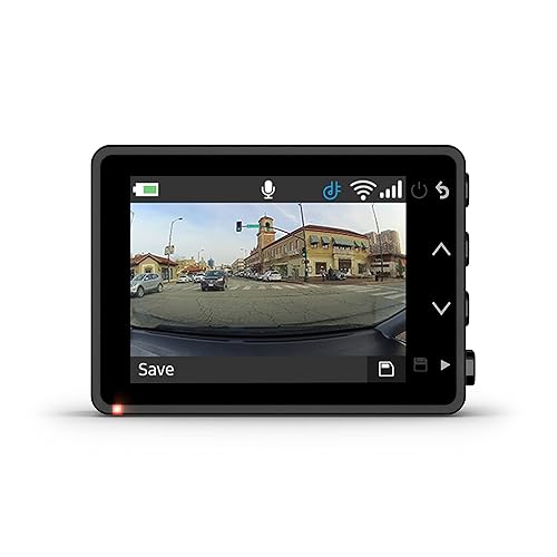Garmin Dash Cam 47, 1080p and 140-degree FOV, Monitor Your Vehicle While Away w/New Connected Features, Voice Control, Compact and Discreet, Includes Memory Card Dash Cam 47 Dash Cam