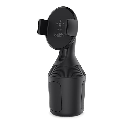 Belkin Car Cup Holder Mount for Smartphones - Black Cup Holder Mount Standard Packaging