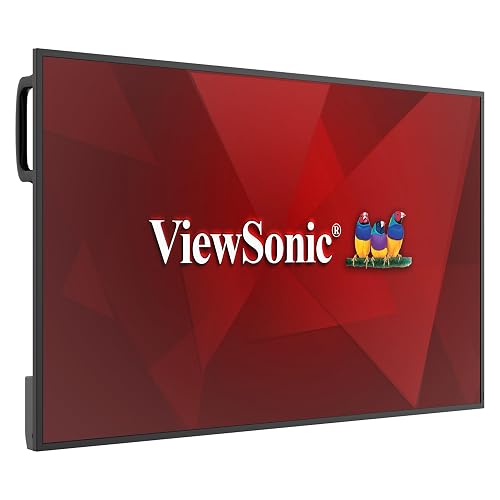 ViewSonic CDE4314 43 Inch 4K UHD Commercial Display with Android 14, 350-nit Brightness, RS232, RJ45, WiFi/BT Slot, USB-C, and HDMI Inputs