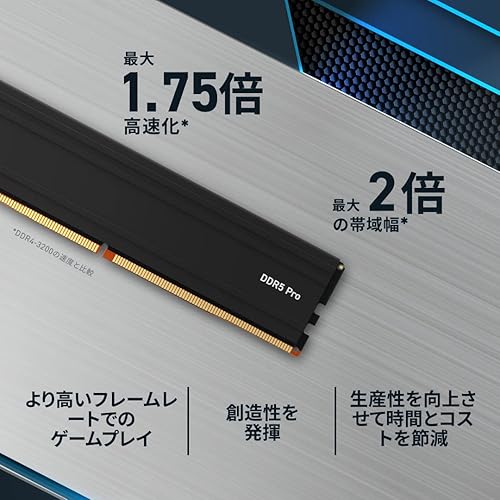 Crucial Technology CP16G60C48U5 Crucial Pro - Ddr5 - Module - 16 Gb - Dimm 288-pin - 6000 Mhz / Pc5-48000 - Unbuffered