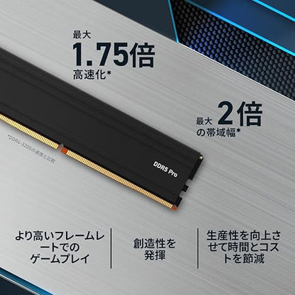 Crucial Technology CP16G60C48U5 Crucial Pro - Ddr5 - Module - 16 Gb - Dimm 288-pin - 6000 Mhz / Pc5-48000 - Unbuffered