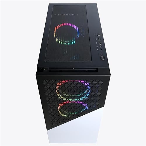 CyberpowerPC Gamer Master Gaming Desktop Computer, AMD Ryzen 7 7700 3.8GHz, 32GB RAM, 2TB SSD, NVIDIA GeForce RTX 4060 Ti 16GB, Windows 11 Home, White